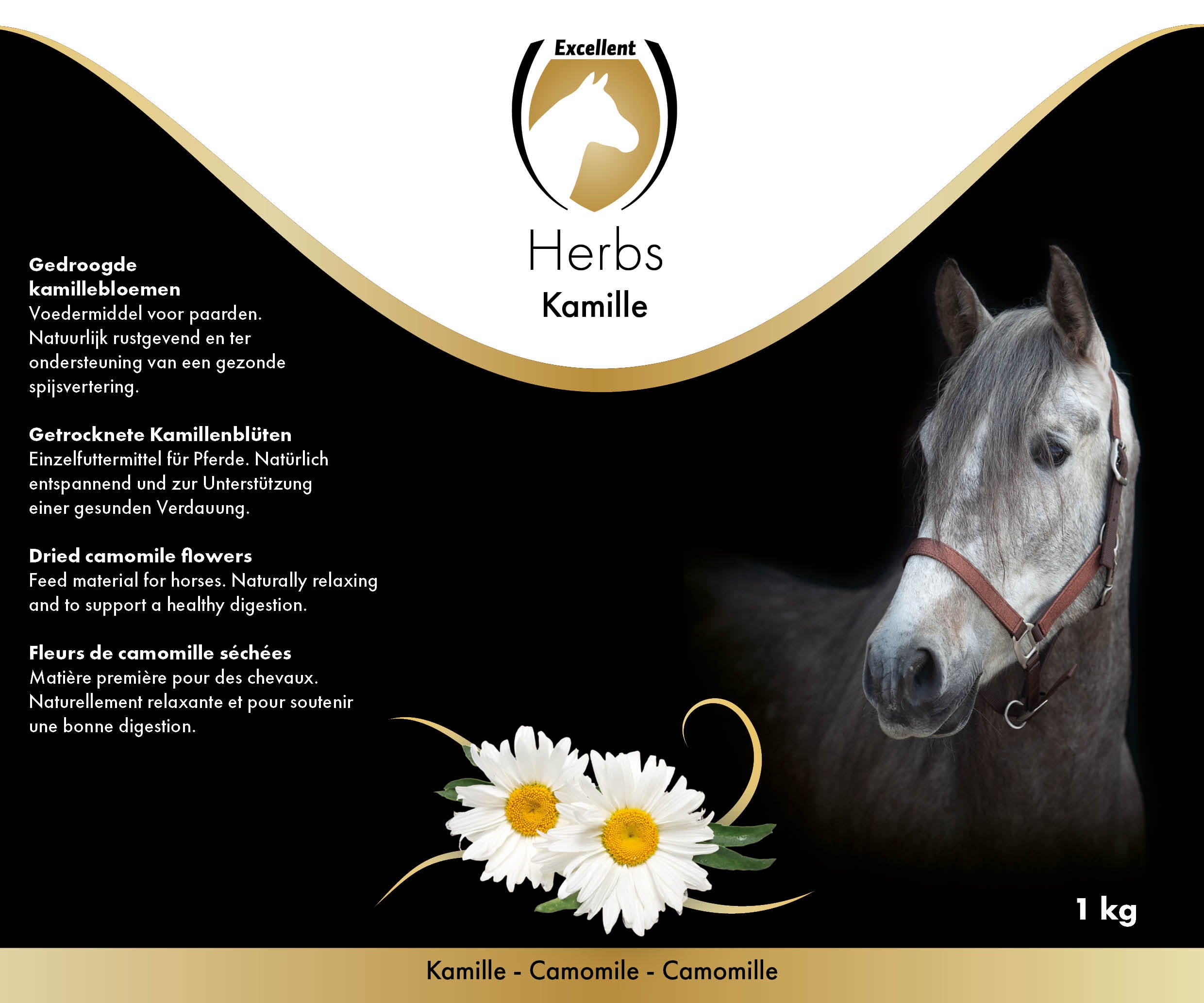 Excellent Horse Kamille für Pferde, 1 kg