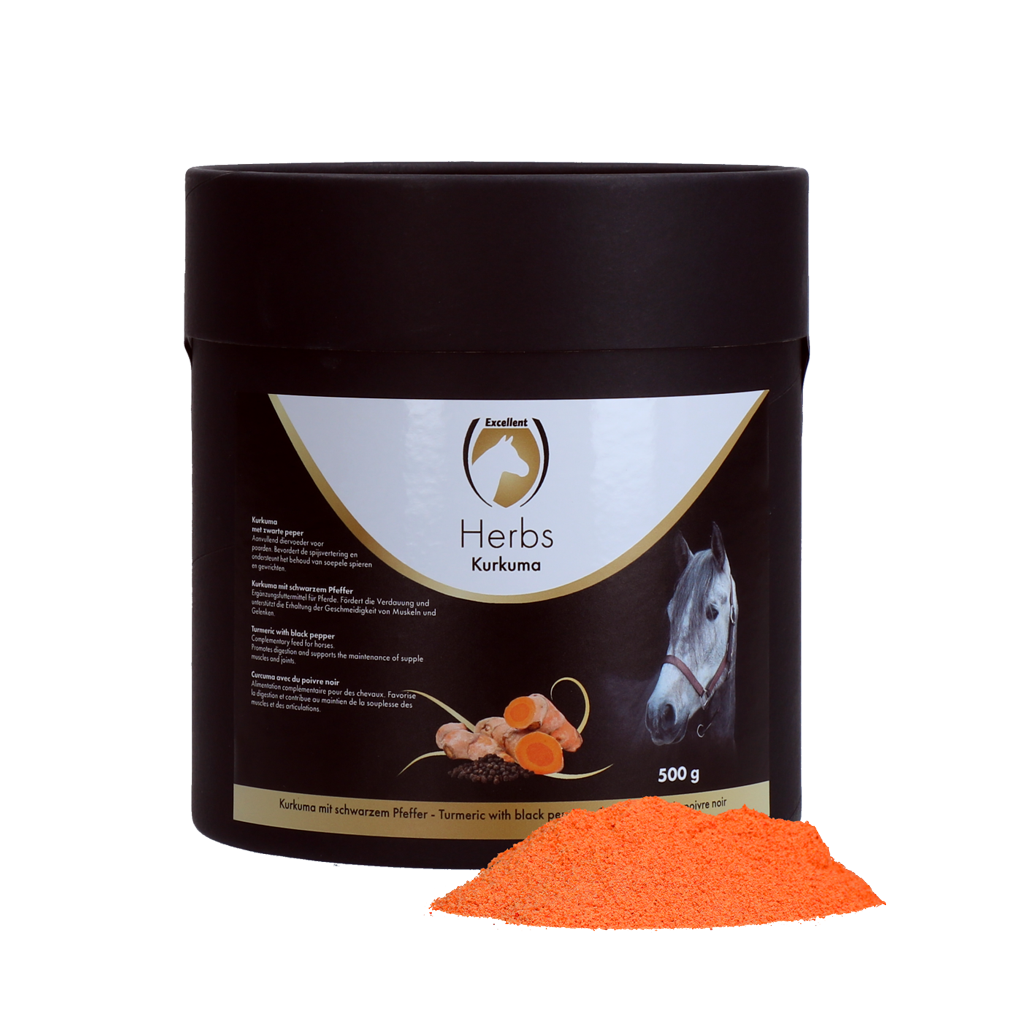 Excellent Horse Herbs Kurkuma für Pferde, 500 g