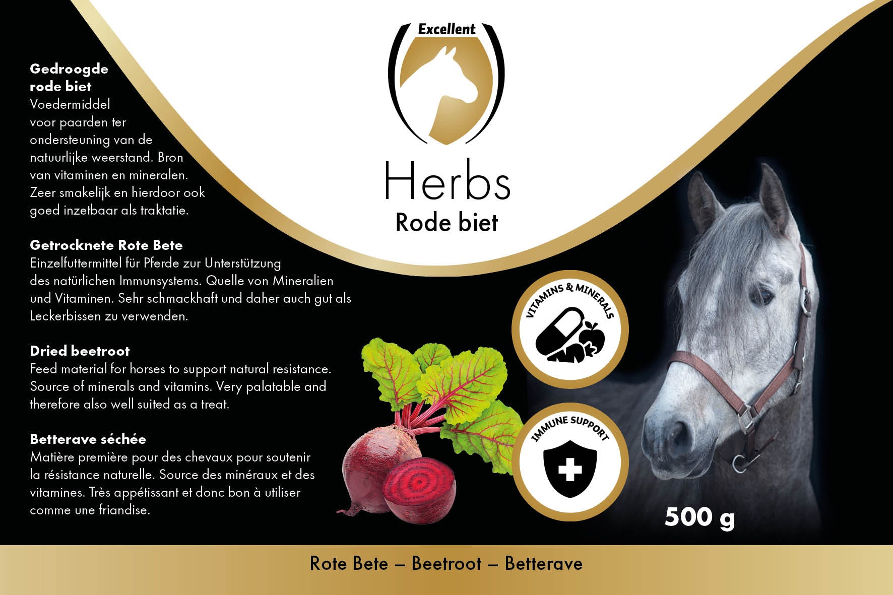 Excellent Horse, Rote Bete für Pferde, 500 g