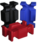 Hindernisblock Kunststoff, Rot, 63 x 39 x 23 cm, 3 kg