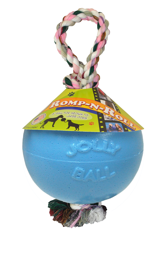 Jolly Pets Hundespielzeug Romp-n-Roll, Heidelbeere, Ø 15 cm