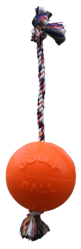 Jolly Pets Hundespielzeug, Romp-n-Roll, Vanille, L, 20 cm