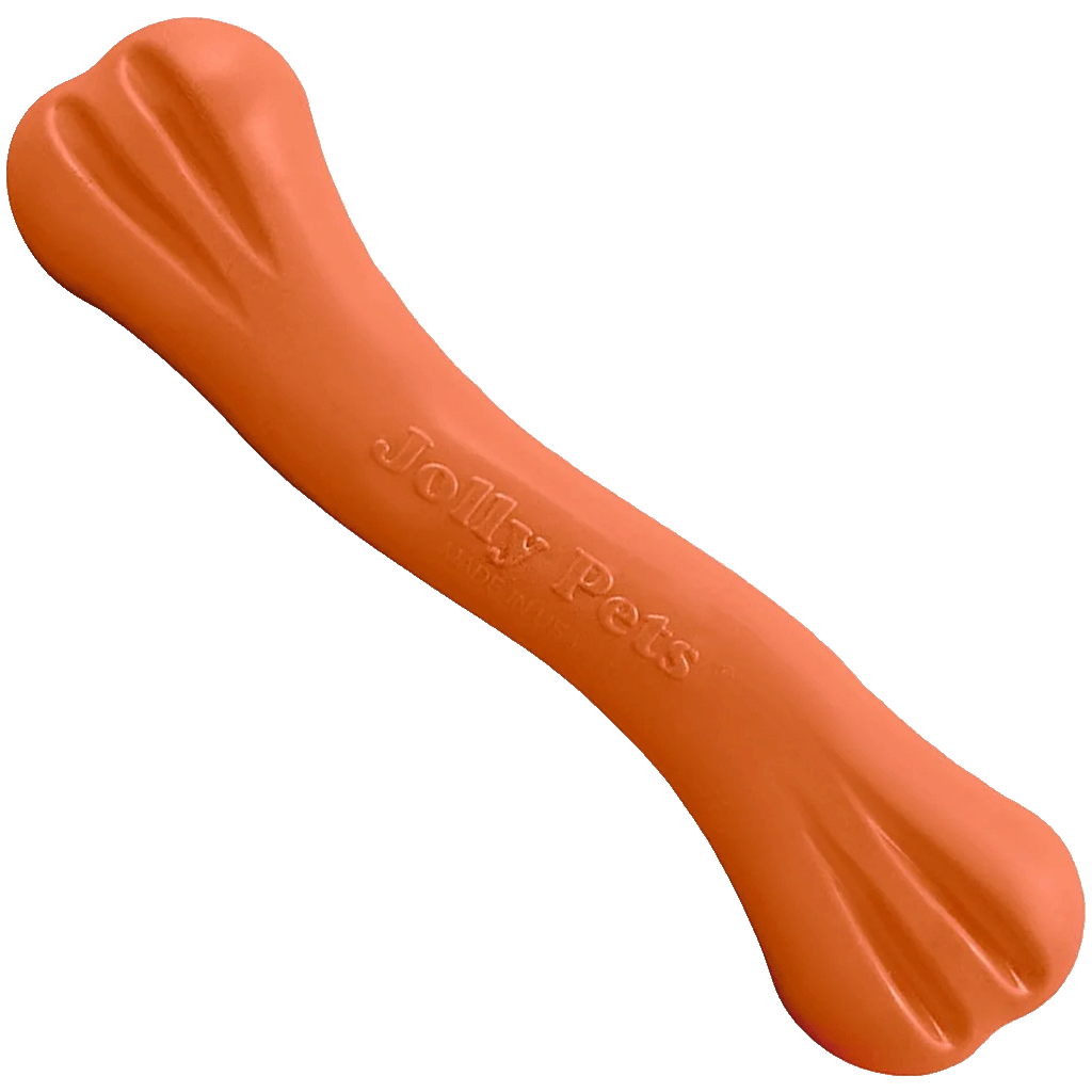 Jolly Pets Hundespielzeug Kauknochen aus Kautschuk mit Vanilleduft, robust für Hunde