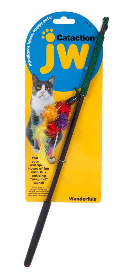 JW Katzenspielzeug, Angelrute, Federn, Catnip, 95 cm