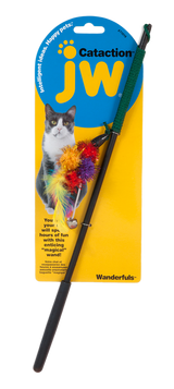 JW Katzenspielzeug, Angelrute, Federn, Catnip, 95 cm