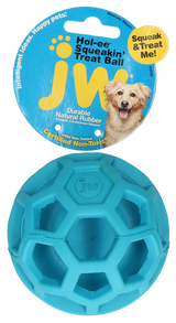 JW Hundespielzeug Ball, Treat N Squeak, Kautschuk, Ø 7,5 cm