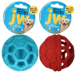 JW Hundespielzeug Ball, Treat N Squeak, Kautschuk, Ø 7,5 cm