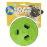 JW Hundespielzeug Gummi, Natural Sounds Rumbler, Ø 12 cm