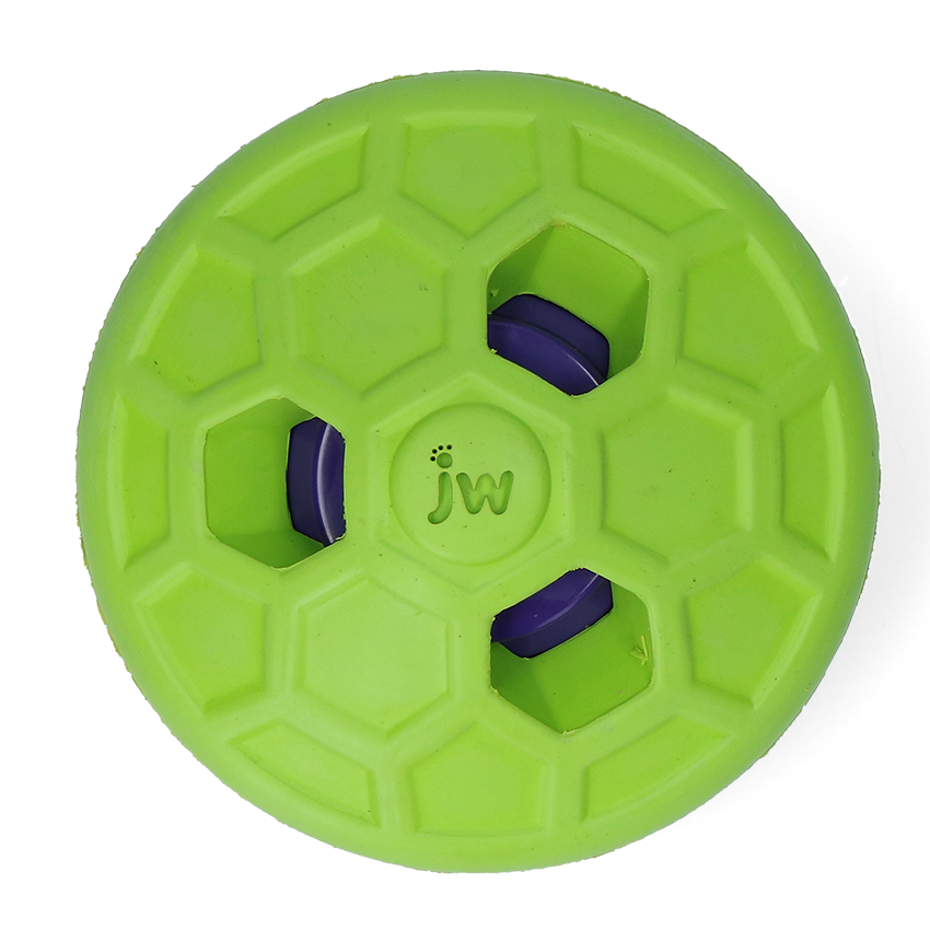 JW Hundespielzeug Gummi, Natural Sounds Rumbler, Ø 12 cm