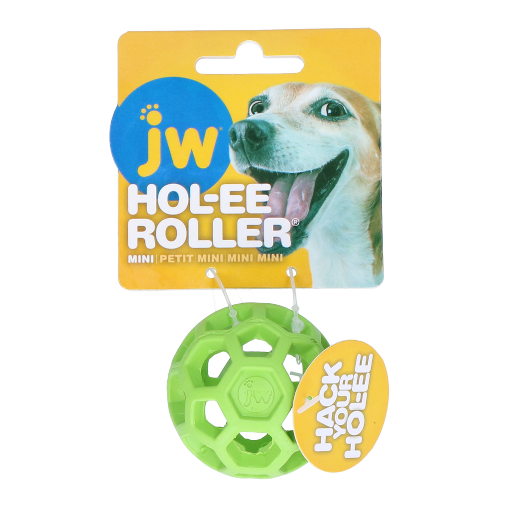 JW Hundespielzeug Hol-ee Roller, mini, Ø 5 cm aus Naturkautschuk