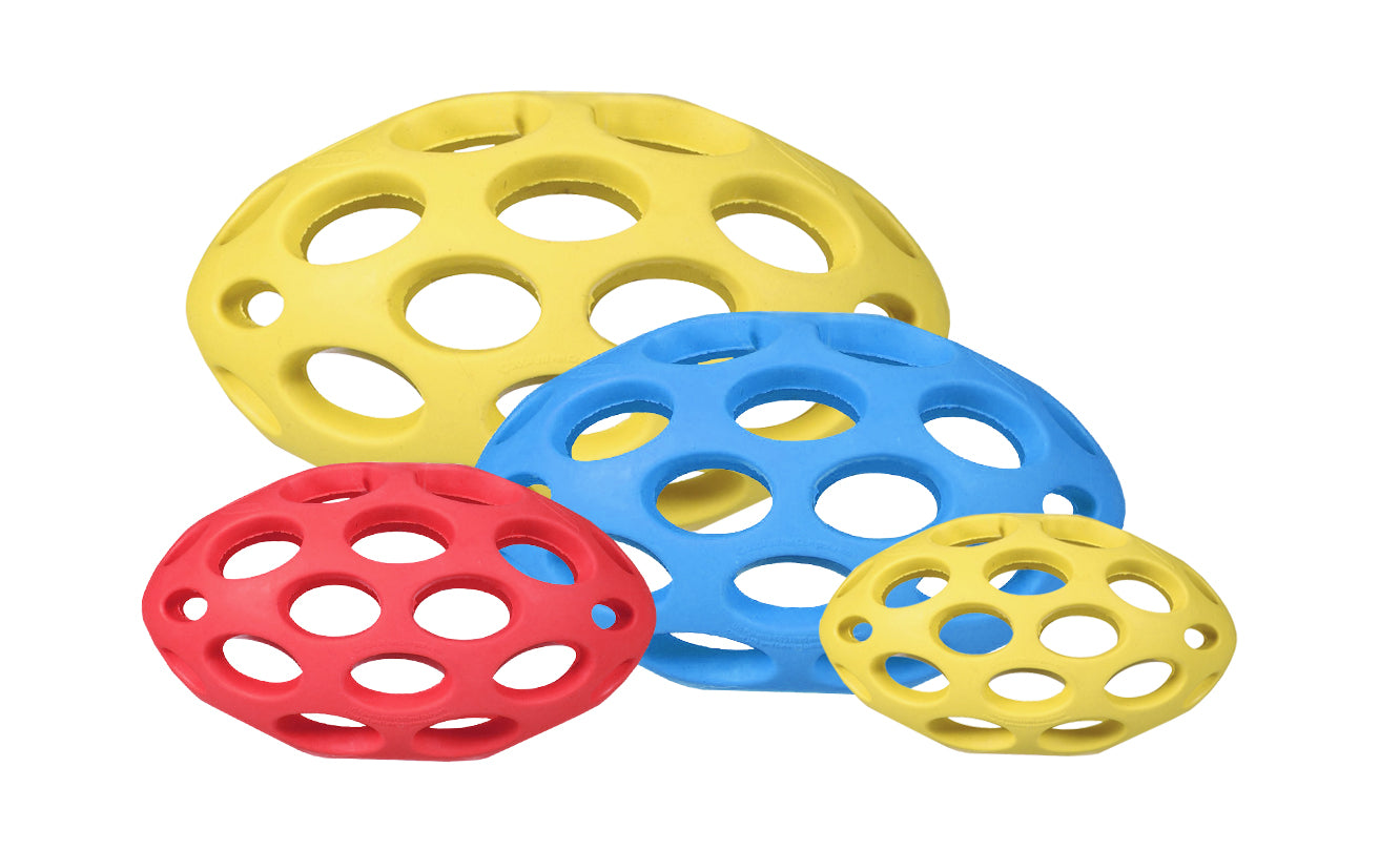 JW Hundespielzeug Hol-ee Football Small, Kautschuk, 11,5 cm x 6,5 cm