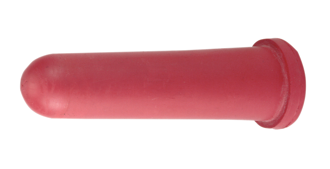 Kälbereimer Sauger, Ø 100 mm, rot, passend für Ø 125 mm