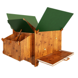 Hühnerstall Polly Classic L, HPL, 83 x 136 x 87 cm, für 4–6 Hennen