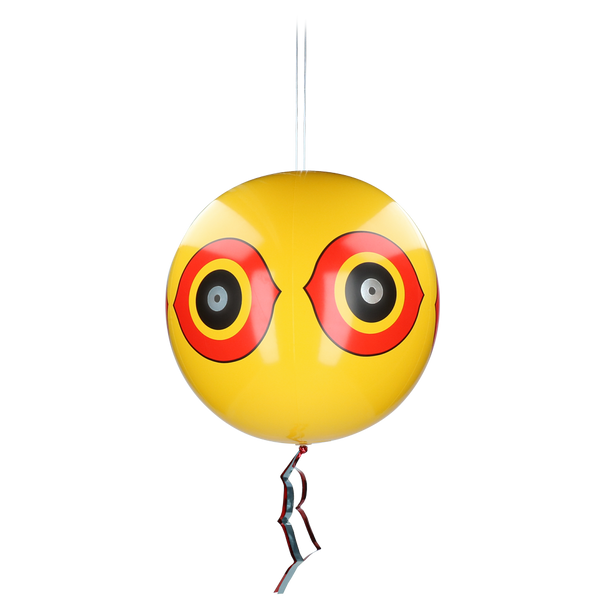 Knock Pest Schreck-Ballon, Vogelabwehr, gelb, Ø 40 cm
