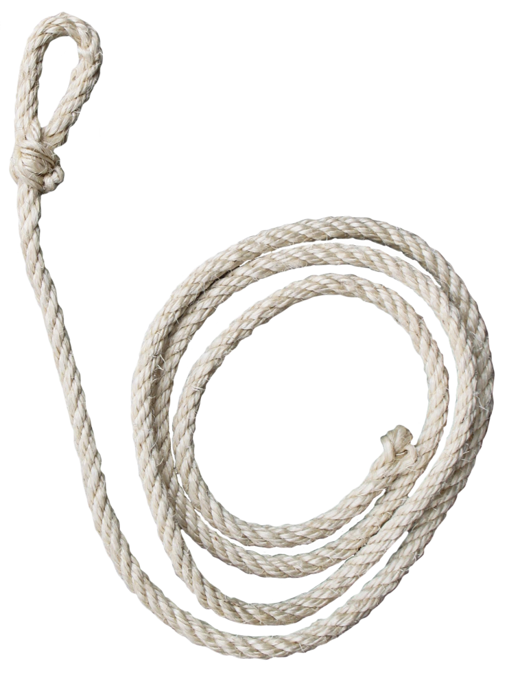 Kuhseil, Sisal, weiß, 240 cm