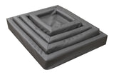 Hundebett PU-Leder, flüssigkeitsdicht, allergikergeeignet, hoher Rand, 50 x 60 cm