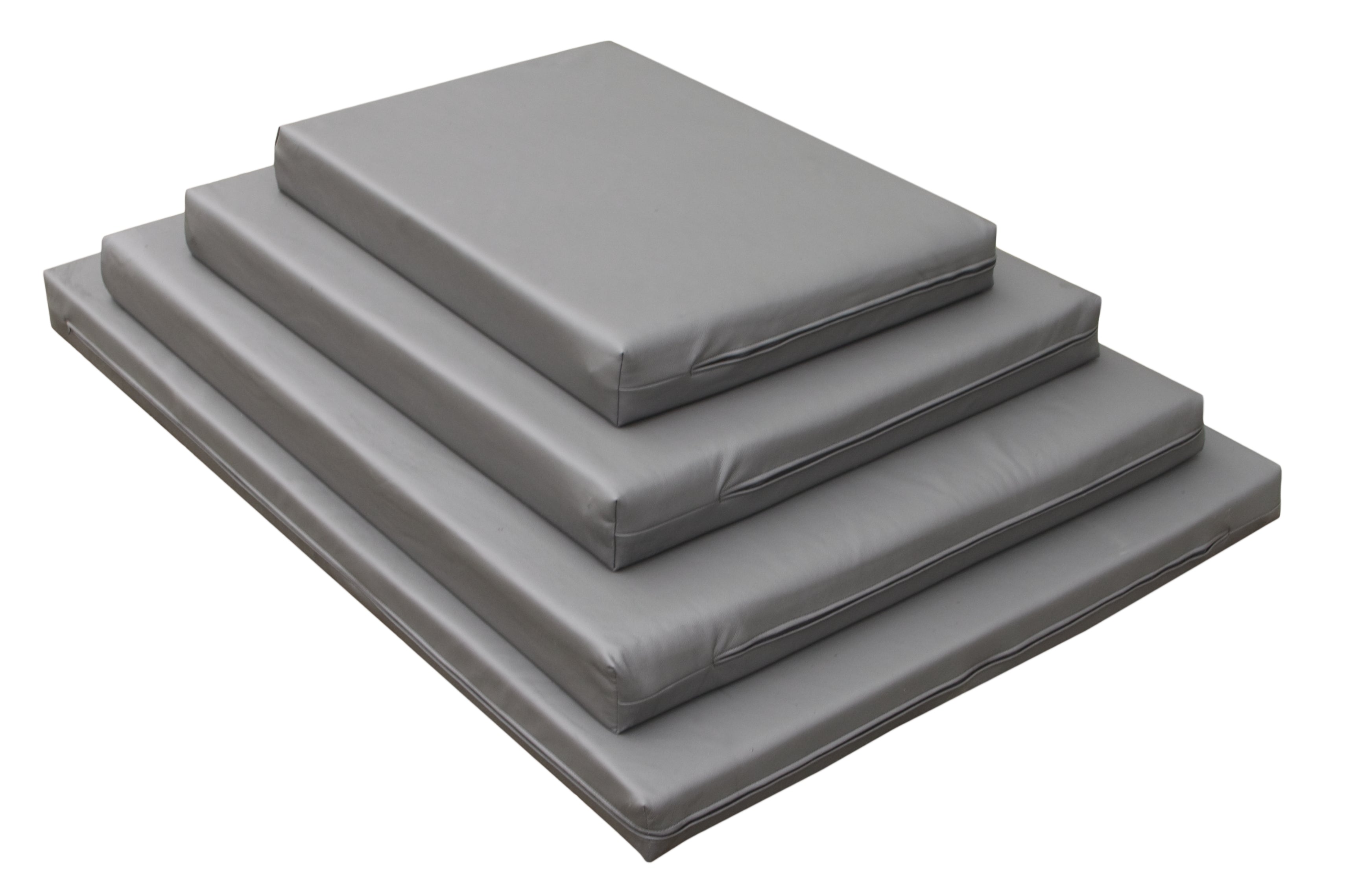 Holland Animal Care orthopädisches Hundebett, PU-Leder, Memory Foam, 90 x 125 cm