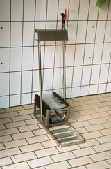 Vink Stiefelreiniger, Edelstahl, niedrig, 3 Bürsten