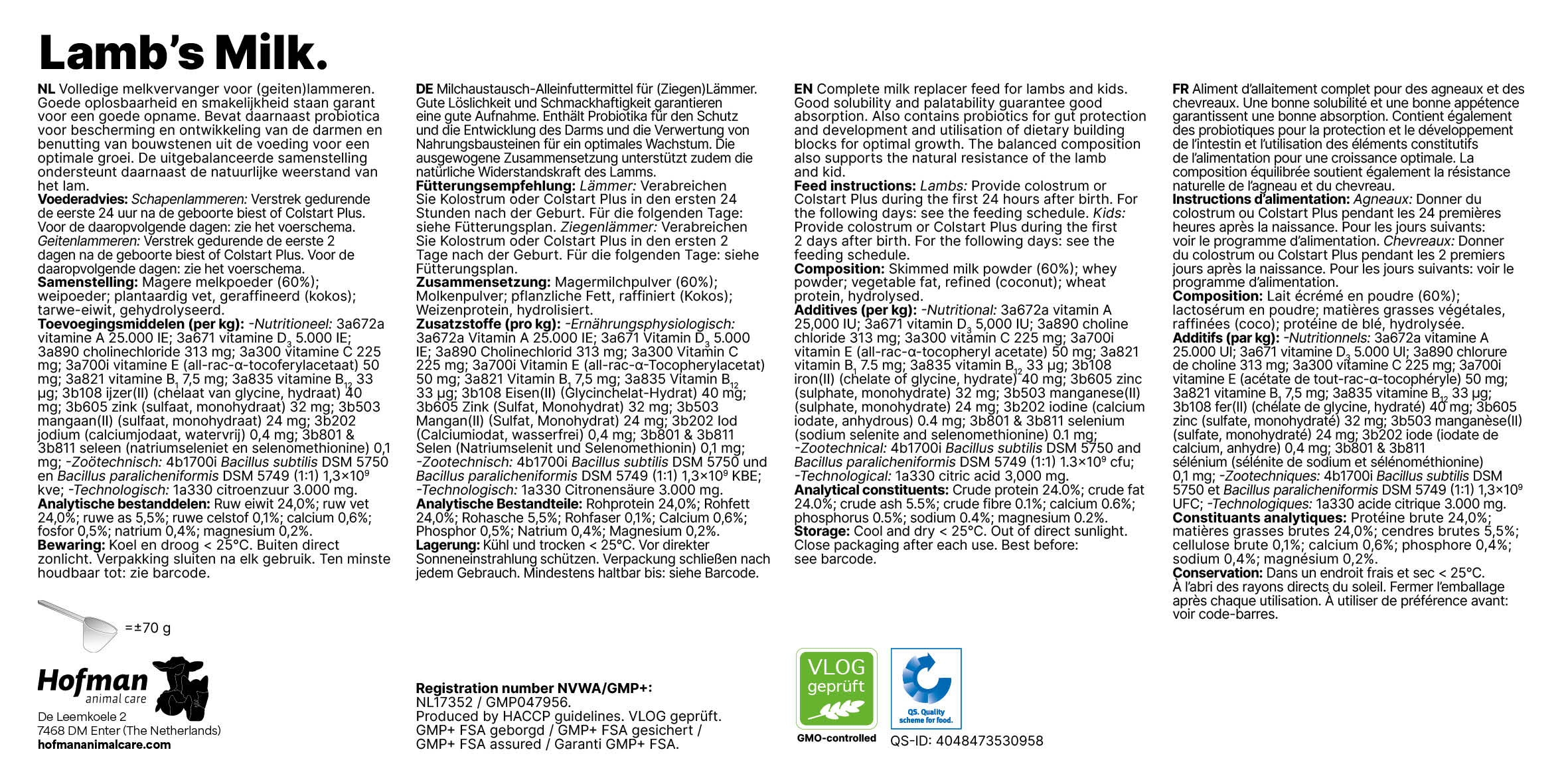 Excellent Lämmermilch