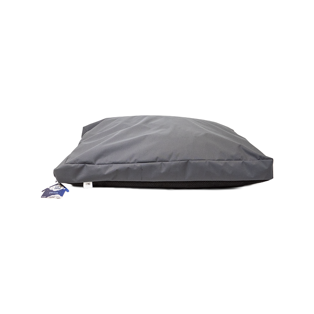Let's Sleep Hundebett Outdoor, Cushy Cloud, L, 100 x 75 x 10 cm, anthrazit