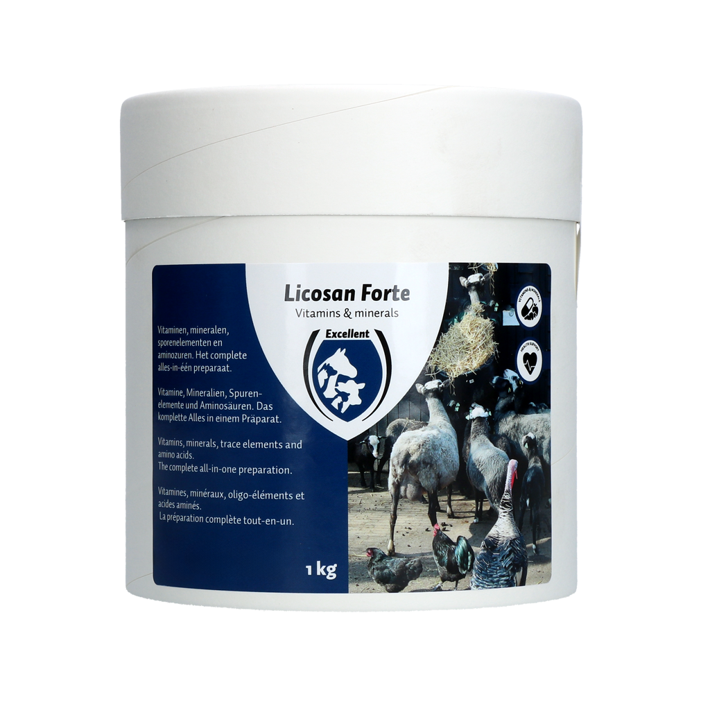 Excellent Licosan Forte Ergänzungsfuttermitter für alle Tierarten, 1 kg