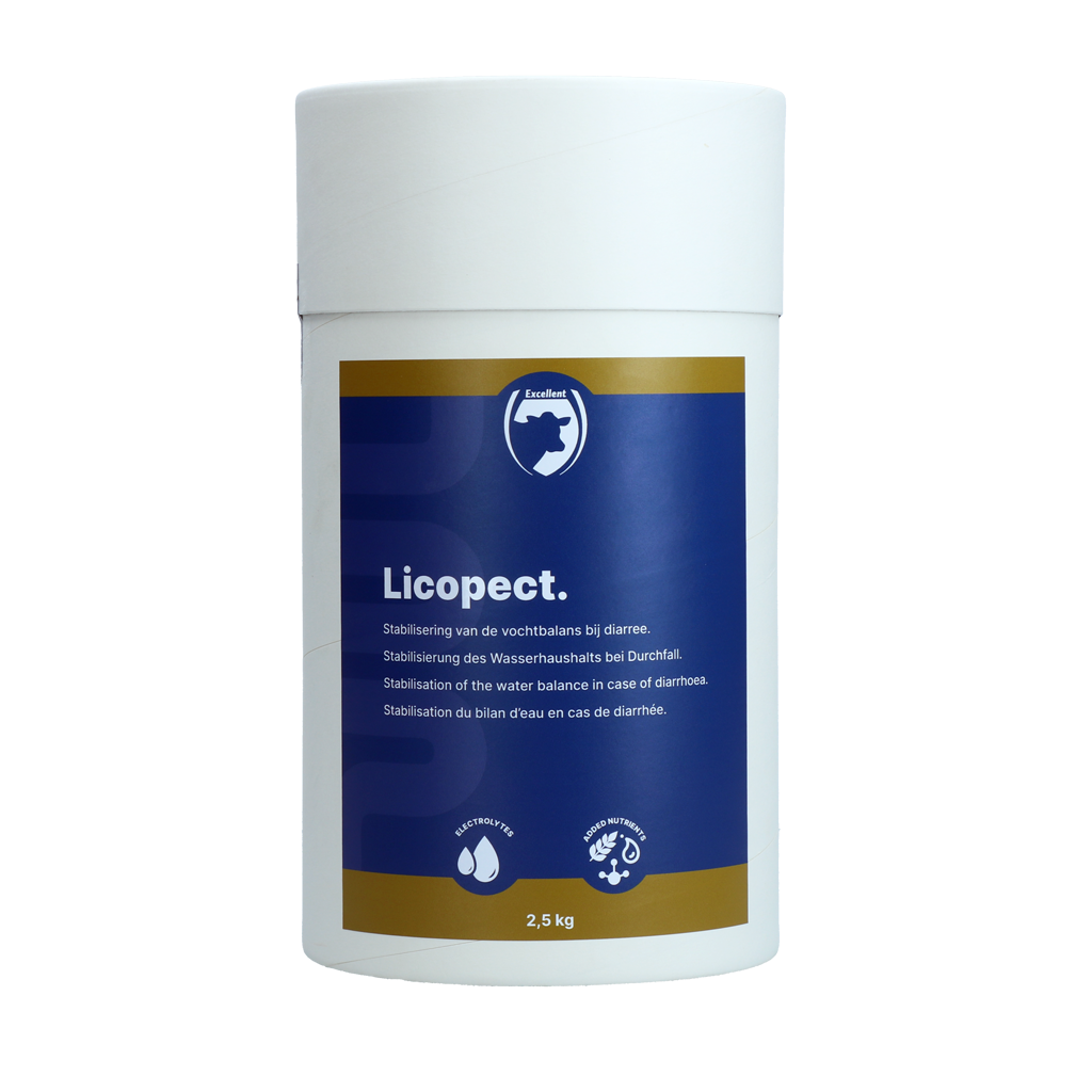 Excellent Licopect Diät-Ergänzungsfuttermittel für Kälber, Elektrolyte zur Unterstützung