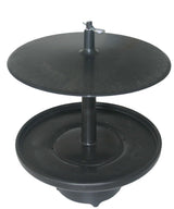 vPlast Lecksteinhalter, Pfahlmontage, Ø 28 cm, für Lecksteine bis 10 kg