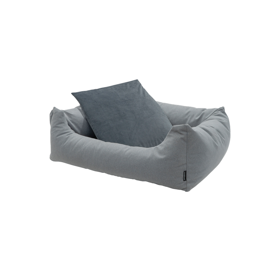 Madison Manchester Hundebett, hellgrau, S, 80 x 67 x 22 cm