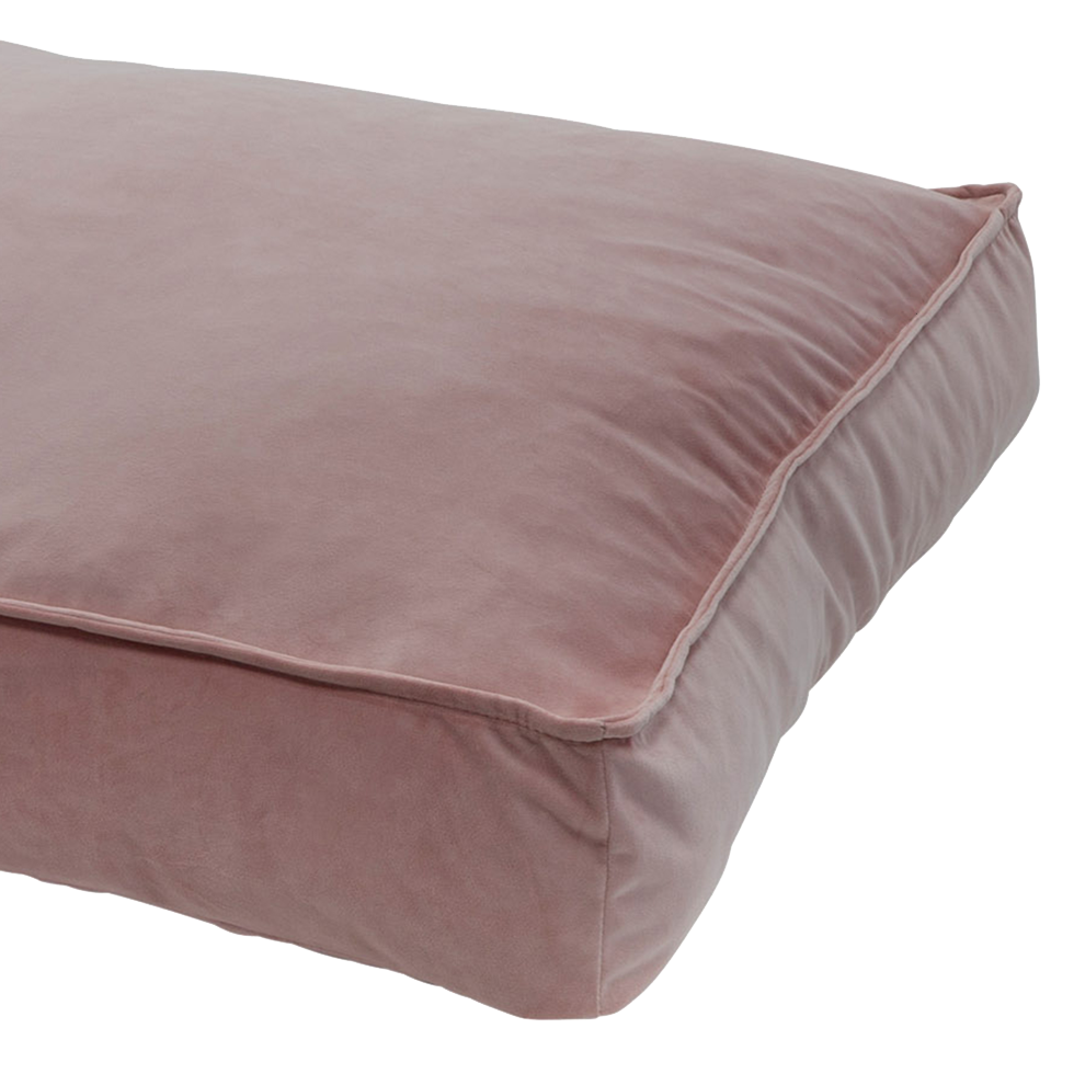 Madison Loungekissen Velours, 120 x 90 x 15 cm, rosa
