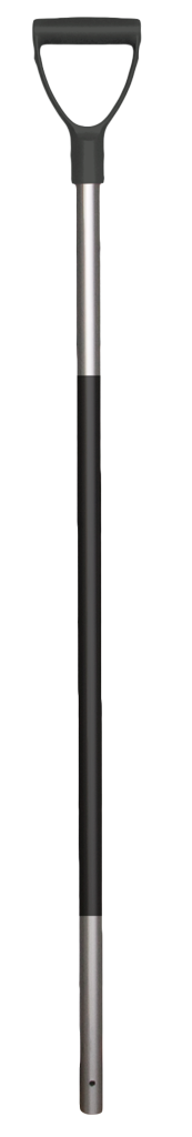 Mistgabelstiel Aluminium, 115 cm, Ø 28 mm, mit Gummigriff, robust und langlebig