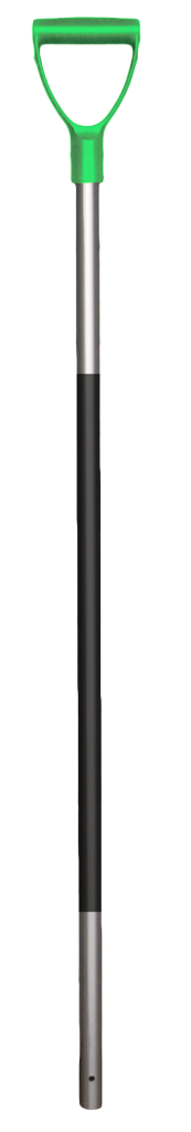 Mistgabelstiel Aluminium, 115 cm, Ø 28 mm, mit Gummigriff, robust und langlebig