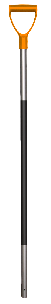 Mistgabelstiel Aluminium, 115 cm, Ø 28 mm, mit Gummigriff, robust und langlebig