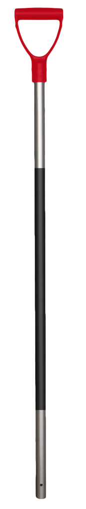 Mistgabelstiel Aluminium, 115 cm, Ø 28 mm, mit Gummigriff, robust und langlebig