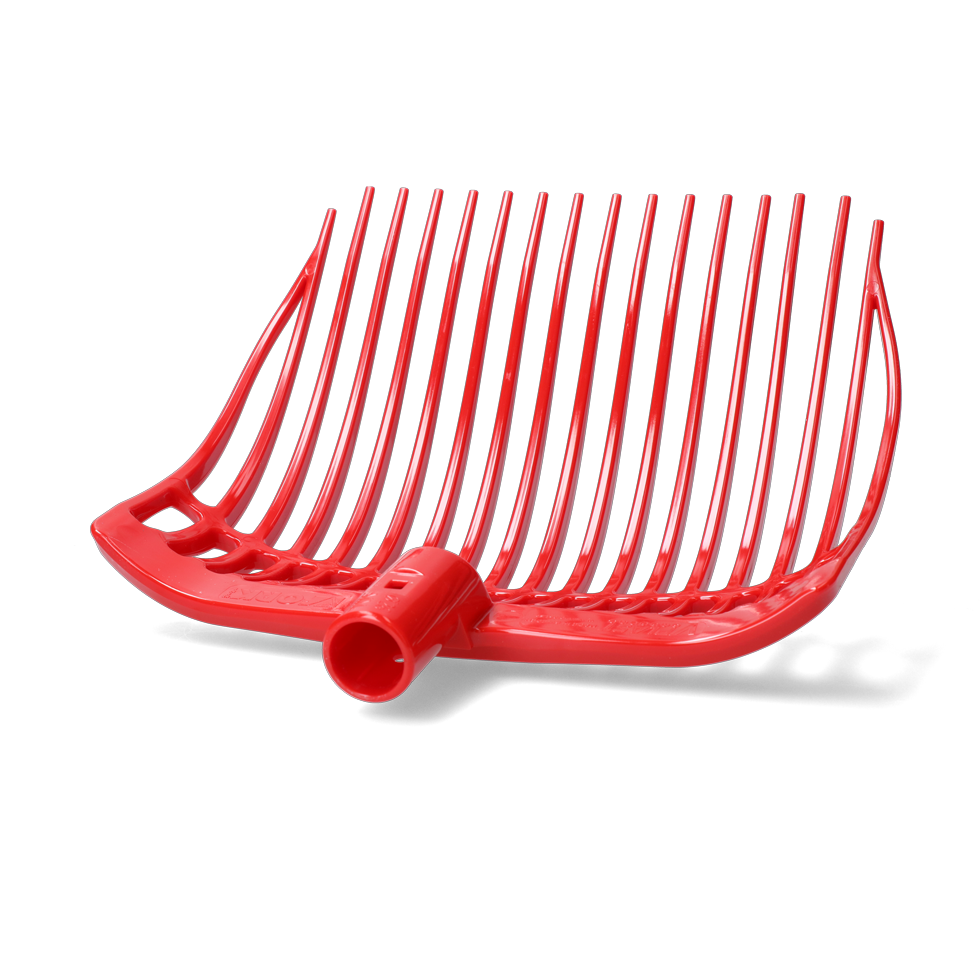 Dunggabel ohne Stiel, Medium, Polykarbonat, 32 x 32 x 10,5 cm, rot