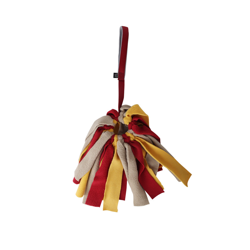Minus One Hundespielzeug, Zerrspielzeug aus Fleece, recyceltes Material, mit Katzenminze