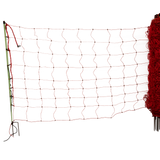 Weidezaunnetz, 106 cm Höhe, 50 m Länge, Doppelspitze, für Schafe und Ziegen