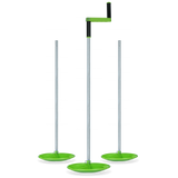 Netzaufroller-Set, 125 cm, 3 Stäbe, 1 Kurbel