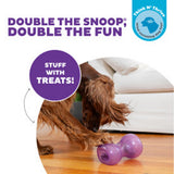 Outward Hound Hundespielzeug Double Snoop, Lila, 16 x 9 cm