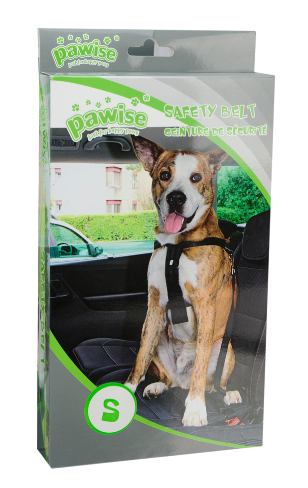 Pawise Sicherheitsgurt mit Geschirr, S, 30–60 cm Brustumfang