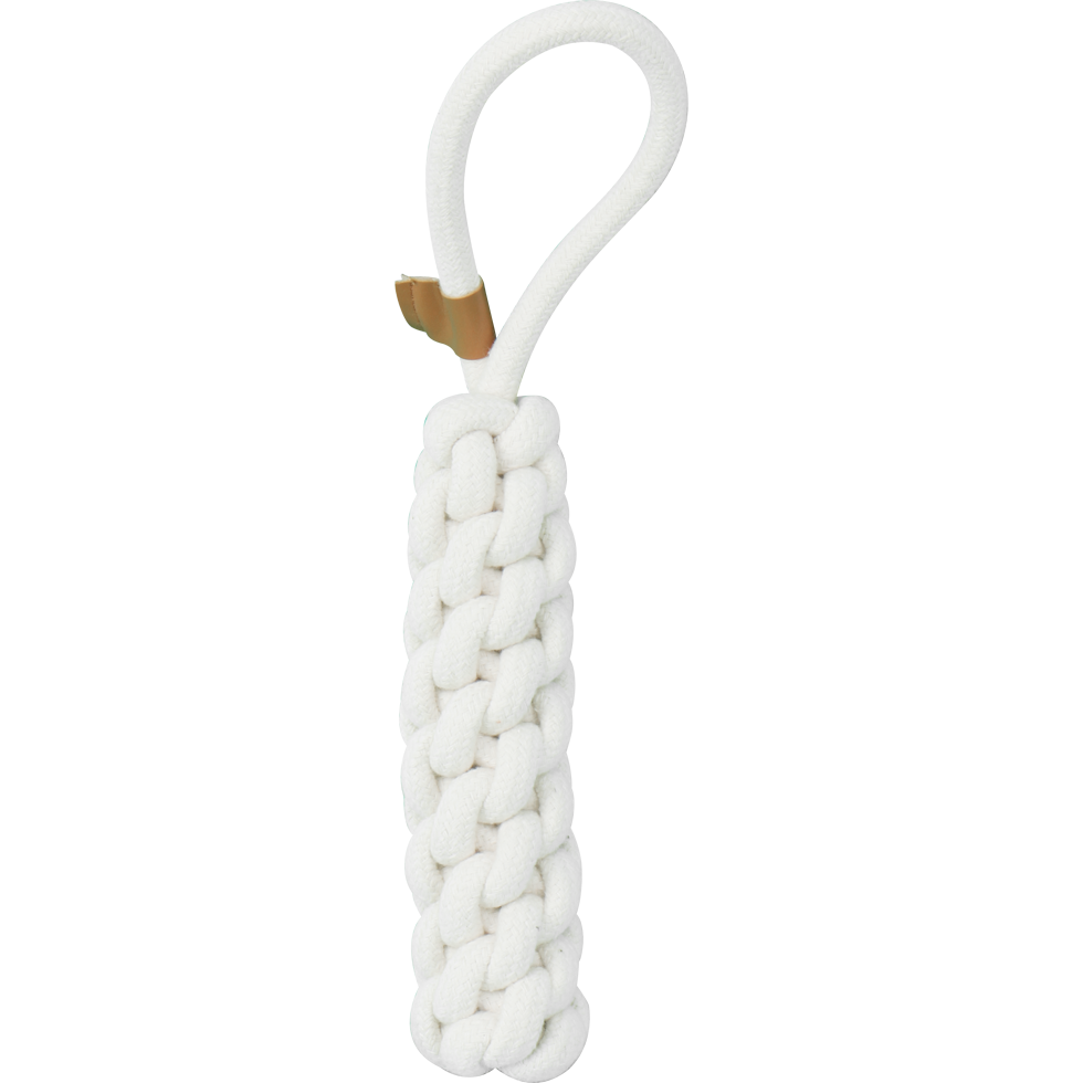 Pawise Baumwolle-Stick für Hunde, 33 cm, Ø 6 cm, beige
