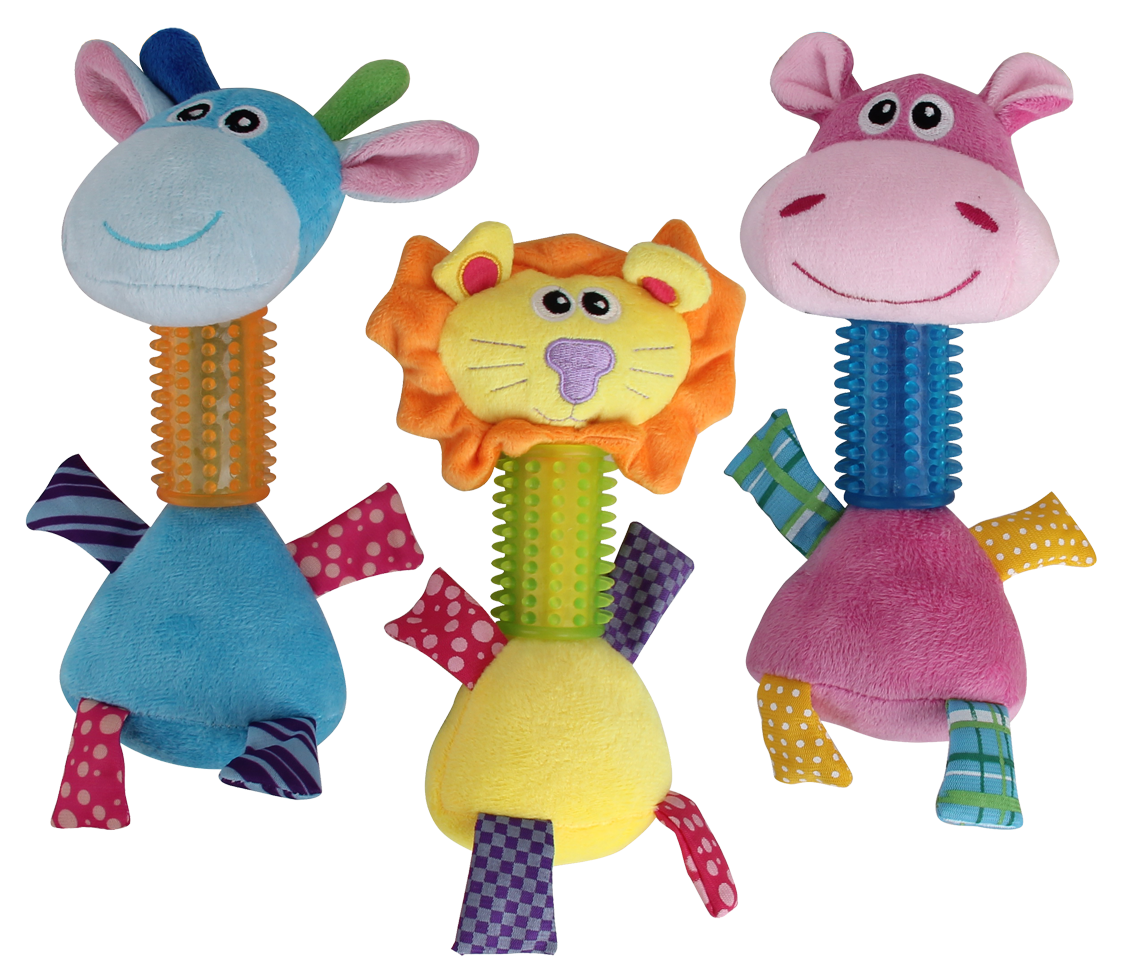 Pawise Welpenspielzeug mit Beißring – robustes Kuschel- und Zerrspielzeug für Welpen