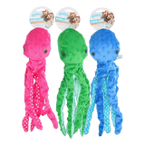 Pawise Hundespielzeug Plüsch-Oktopus Kuscheltier (zufällige Farbe)