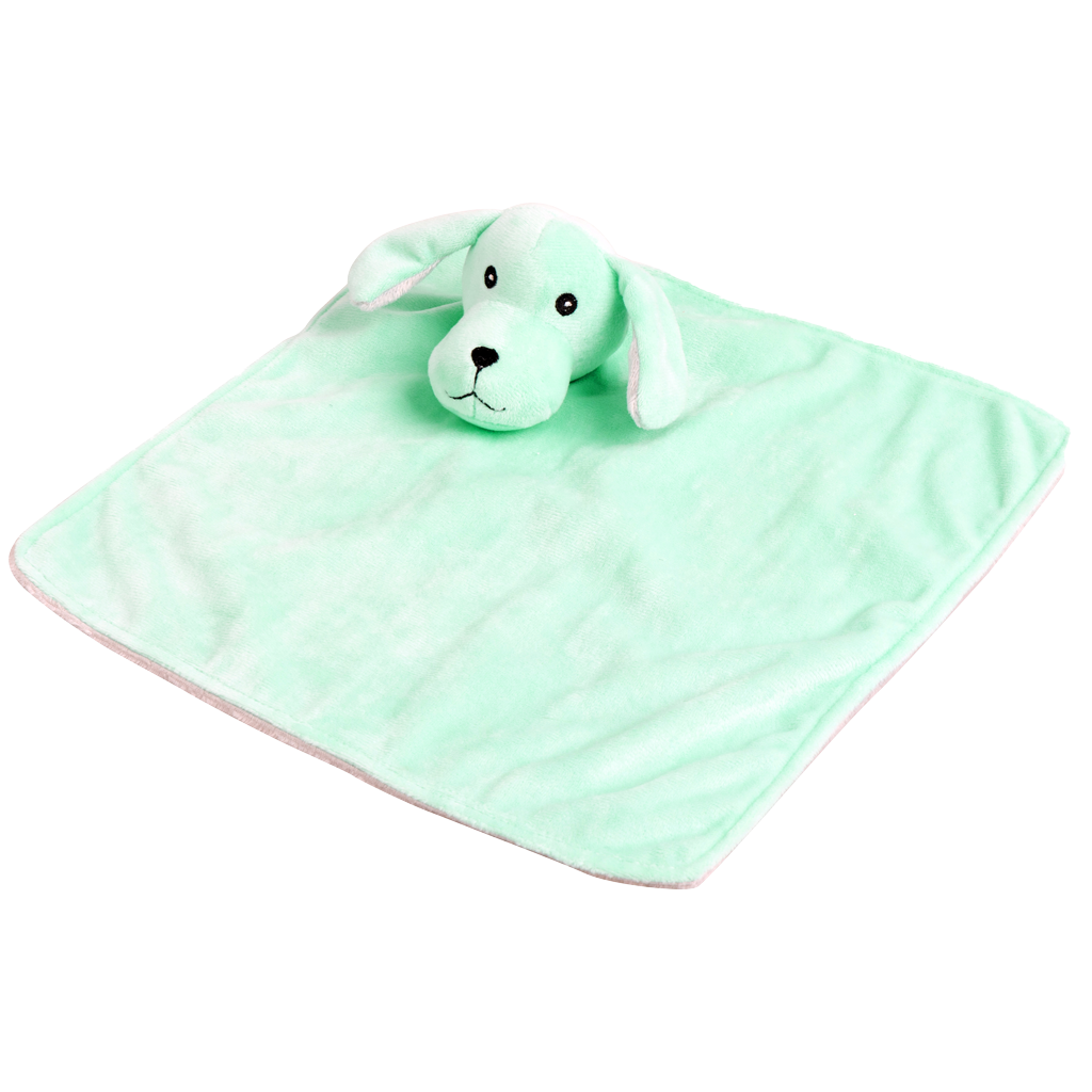 Pawise Welpendecke mit Kuscheltier, Quietsche, blau