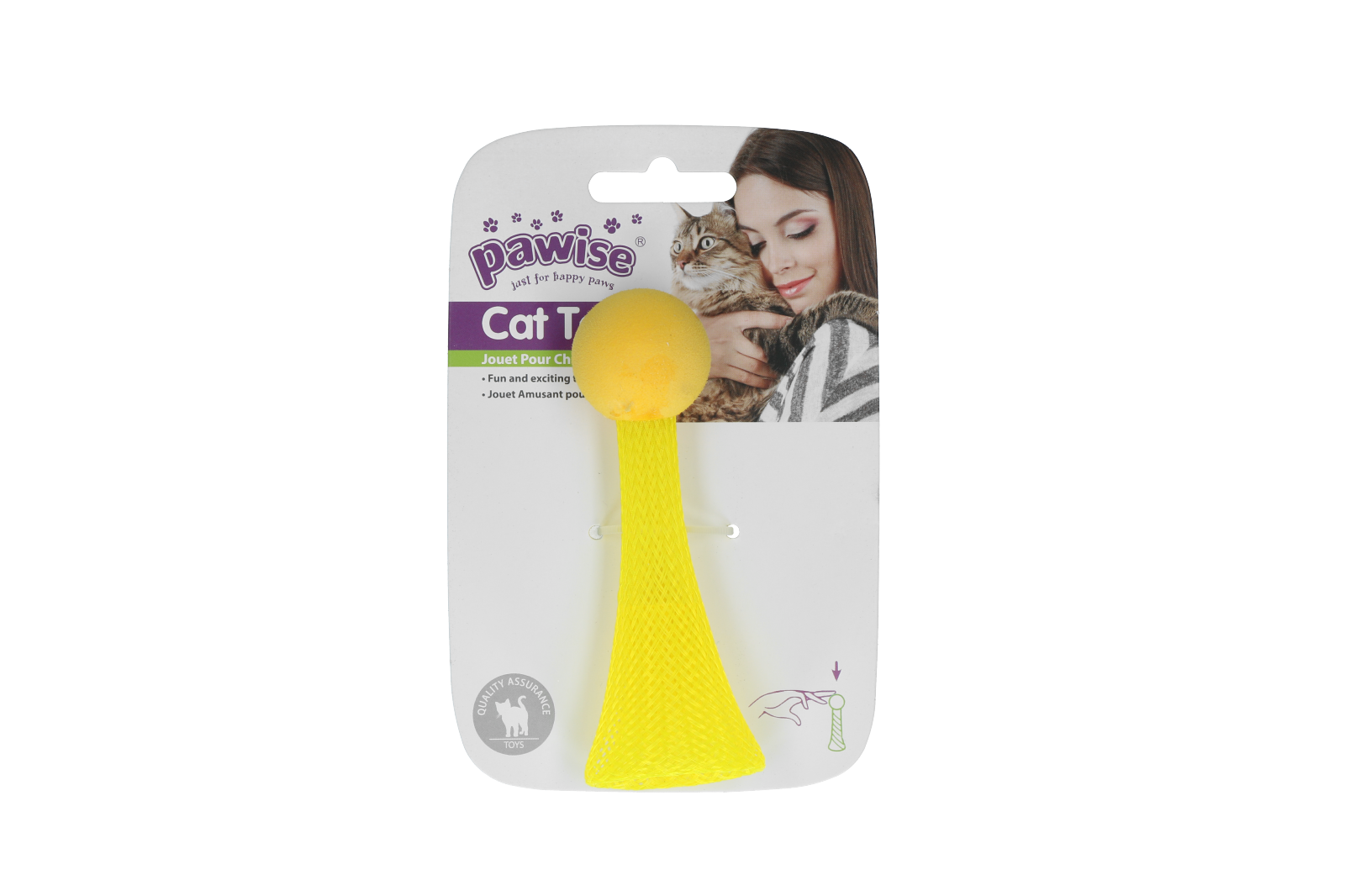 Pawise Katzenspielzeug, LED, Netzmaterial, 10 cm