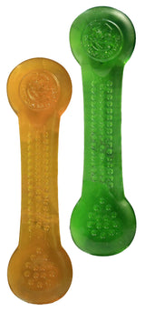 Pet Qwerks Flavorit Flex Hundekauspielzeug, Erdnussbutter und Minze, 10 cm, 2 Stk