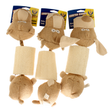 Petsport Hundespielzeug Loofah Buddy, Luffa, Jute, mit Quietscher