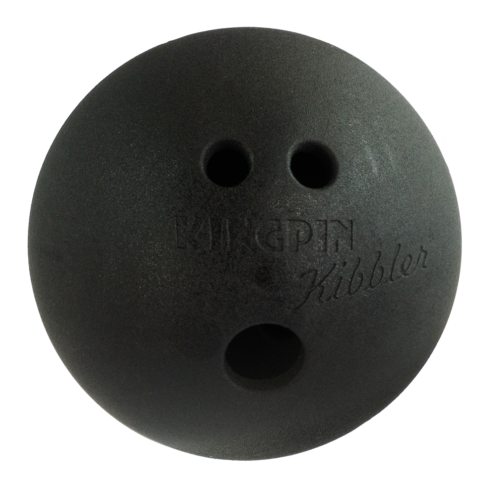 Petsport Hundespielzeug Kingpin Kibbler, schwarz, Ø 15 cm