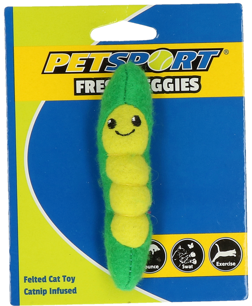 Petsport Katzenspielzeug Bohne, Fleece, Catnip
