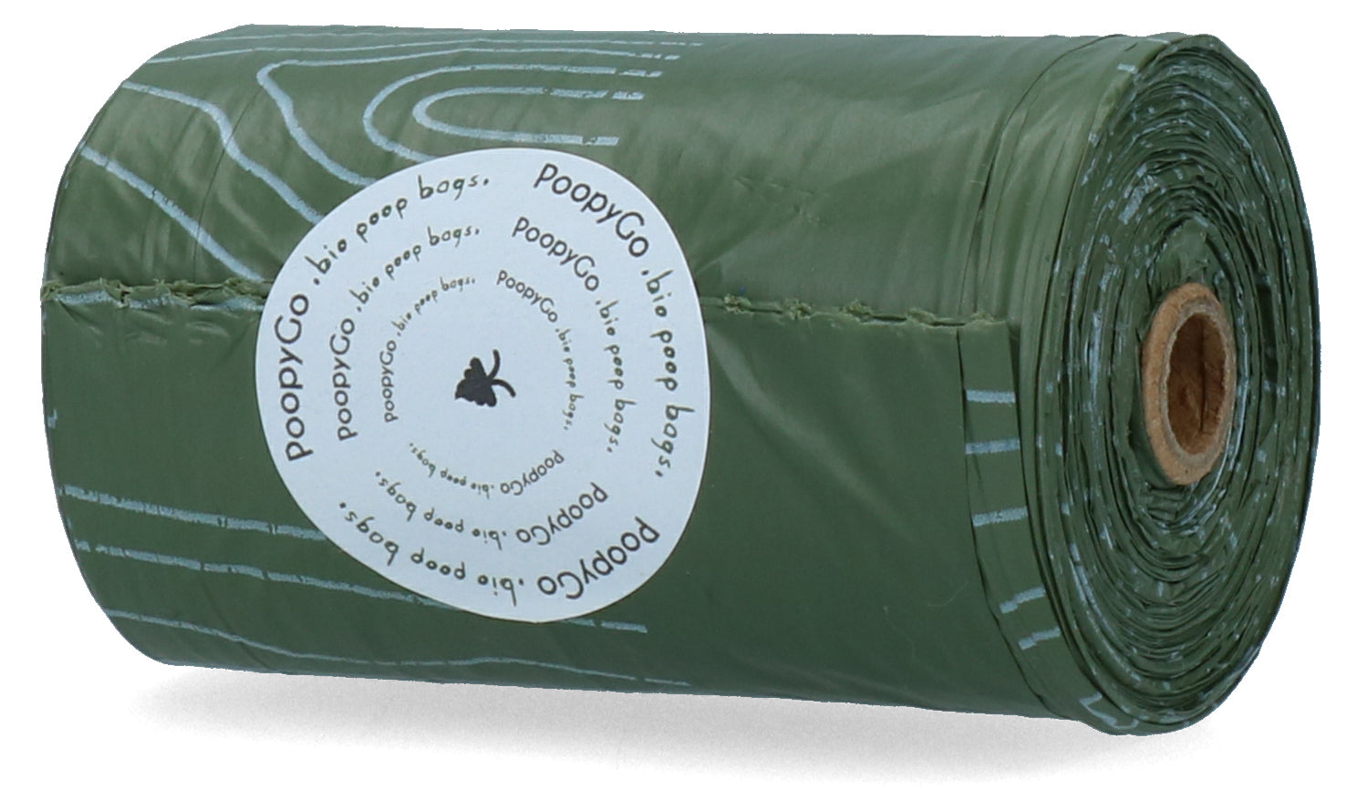 PoopyGo Hundekotbeutel Spender, biologisch abbaubar, Lavendelduft, 15 Beutel