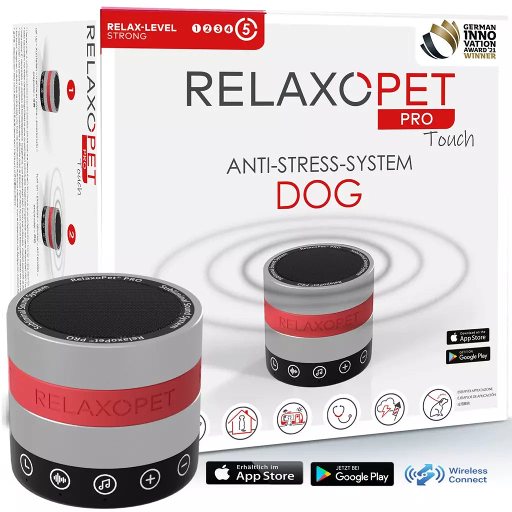 RelaxoPet PRO Touch Entspannungsgerät Hund, kabellos, wiederaufladbar
